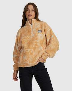 Womens Fleece Jumpers: Womens Jive Talking Half Zip Fleece