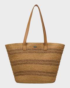 Womens Bags: Straw Addiction Tote Bag
