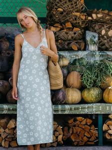 Womens Dresses: Womens Blossom Slip Midi Dress