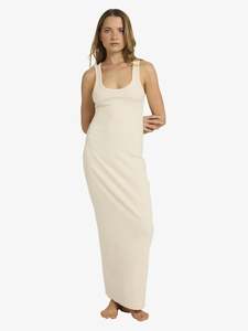 Womens Maxi Dresses: Womens Base Rib Maxi Dress