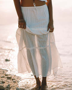 Womens Maxi Dresses: Womens Sol Sweetwater Maxi Skirt