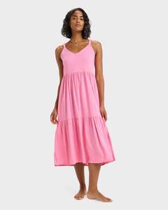 Womens Waiting Line Midi Dress
