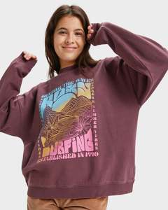 Womens Lineup Oversized Crew Neck
