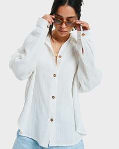 Womens Tops: Womens Morning Long Sleeve Shirt