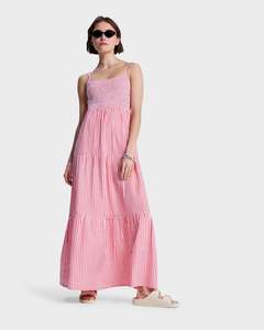 Womens Tropical Glow Maxi Dress