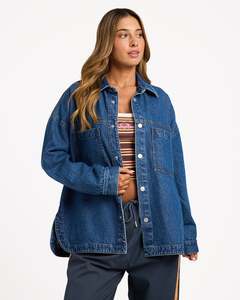 Womens Back Slider Denim Jacket