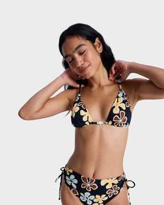 Womens Nostalgic Feels Tiki Tri Bikini Top