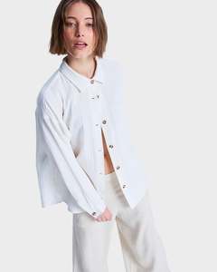 Full Price: Womens Morning Shinte Stripe Long Sleeve Shirt