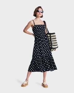 Womens Dresses: Womens Sunrise Coast Midi Dress