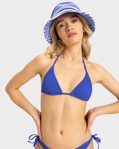 Womens Collection Coastal Bloom: Womens Aruba Tiki Tri Bikini Top