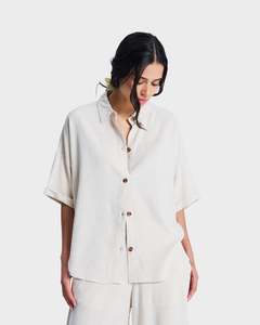 Womens Beachy Short Sleeve Shirt