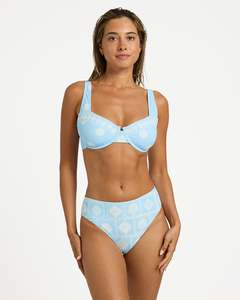 Womens Shell Yeah Mod Mid Waist Bikini Bottom