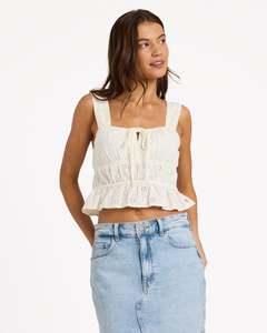 Womens Clothing: Womens Lucky One Sunset Mist Tank Top
