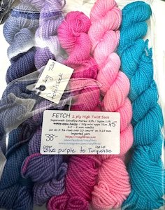 Fetch Sock Minis Blue Purple to Turquoise – Roxy Fibres