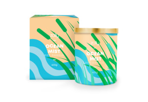 Candles 400g: Ocean Mist Candle 400g