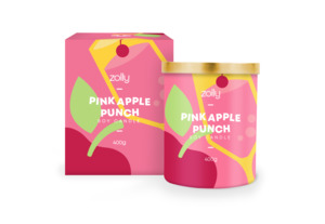 Candles 400g: Pink Apple Punch Candle 400g