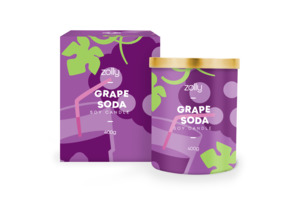 Candles 400g: Grape Soda Candle 400g