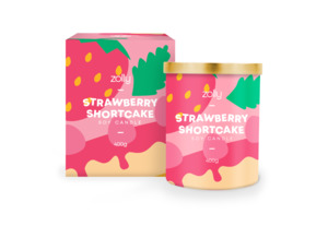Candles 400g: Strawberry Shortcake Candle 400g