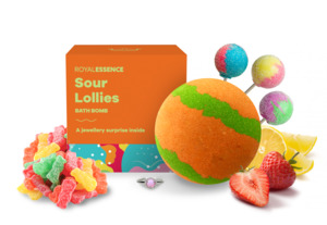 20 Ring Bath Bomb Sale: Sour Lollies (Bath Bomb)