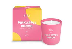 Pink Apple Punch Mini Candle 40g