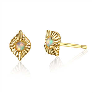 Discounted: Gold Vermeil Earrings - CHAKRA