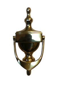 Door Knocker - Polished Brass