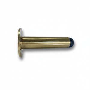 Door Stops: Door Stops - Polished Brass - 76mm