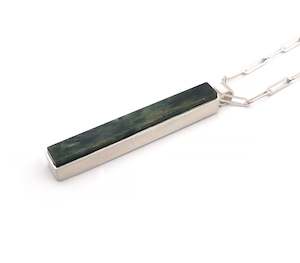 Hannah Sheehan: Pounamu Block Pendant