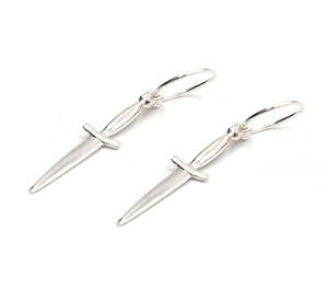 Screaming Jewellery: Mini Dagger Earrings