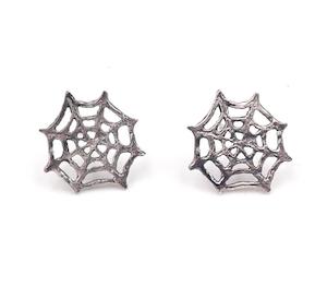 Screaming Jewellery: Spider Web Earrings
