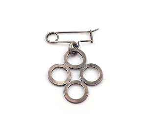 Quarter 25th Anniversary Exhibition: Caterfoil Pin