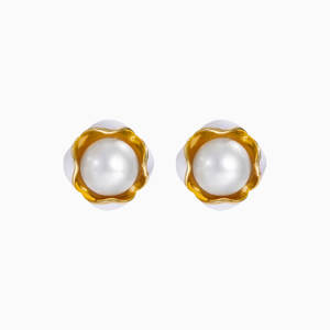 Gloria Freshwater Pearl Stud Earrings