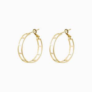 Earrings: Ailova Large Hoop Earrings