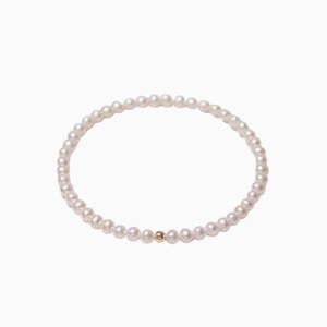 Bracelets: Bella Round Pearl Bracelet