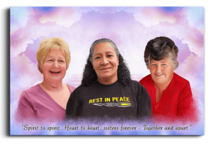 Products: Three Faces Digital Painting Canvas - R&R Gallery Custom Banners & Digital Oil Paintings NZ Free Design Service