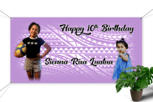 Two Faces Digital Painting On Banner - R&R Gallery Custom Banners & Digital &hellip;