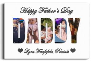 Custom DADDY Photos Collage Canvas - R&R Gallery Custom Banners & Digital Oi&hellip;