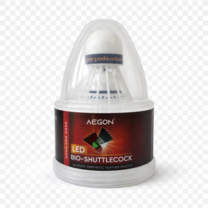 Shuttlecocks: AEGON Synthetic Feather LED Shuttlecock (2pk)