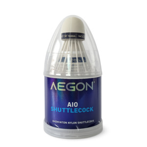 Shuttlecocks: AEGON Nylon Aio-1 Shuttlecock (3pk)