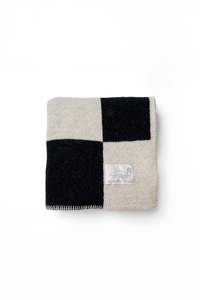 Navy Check Heritage Baby Blanket