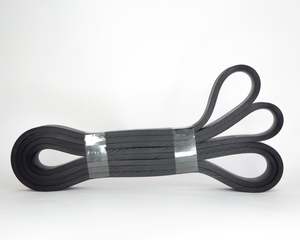 LATEX LOOP BLACK 20MM WX4.5MMT