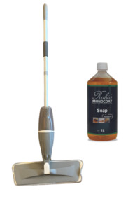 Easy Clean Spray Mop and Rubio Monocoat Soap (1L) Bundle