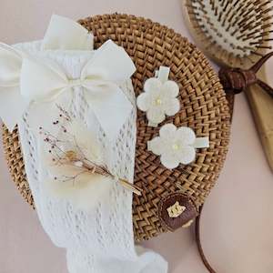 Velvet Luxe: Beaded Felt Flower Clip Singles