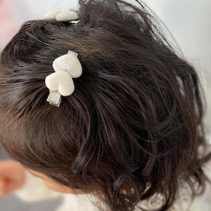 Velvet Luxe: NEW COLOURS ADDED - Velvety Heart 4cm Clip Pairs