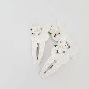 Rosie Rabbit Single Snap Clips - New Colours Added