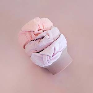 Headbands: Knotted Dobby Cotton Headbands - 3 NEW COLOURS