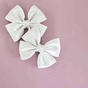Fresh From The Market: Dot - Single Middle Sister Bow Clips Or Headbands