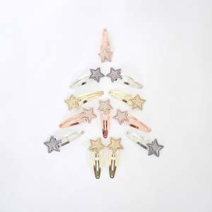 Fresh From The Market: Shiny Star Snap Clip Duos Or 3 Piece Sets