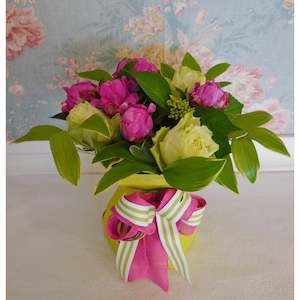 Posy: Peonies Lime & Mauve