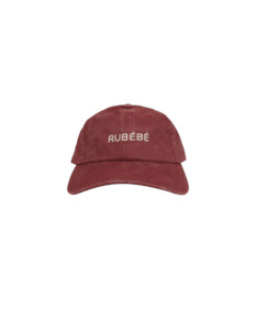 Hats: RUBEBE CAP BURGUNDY